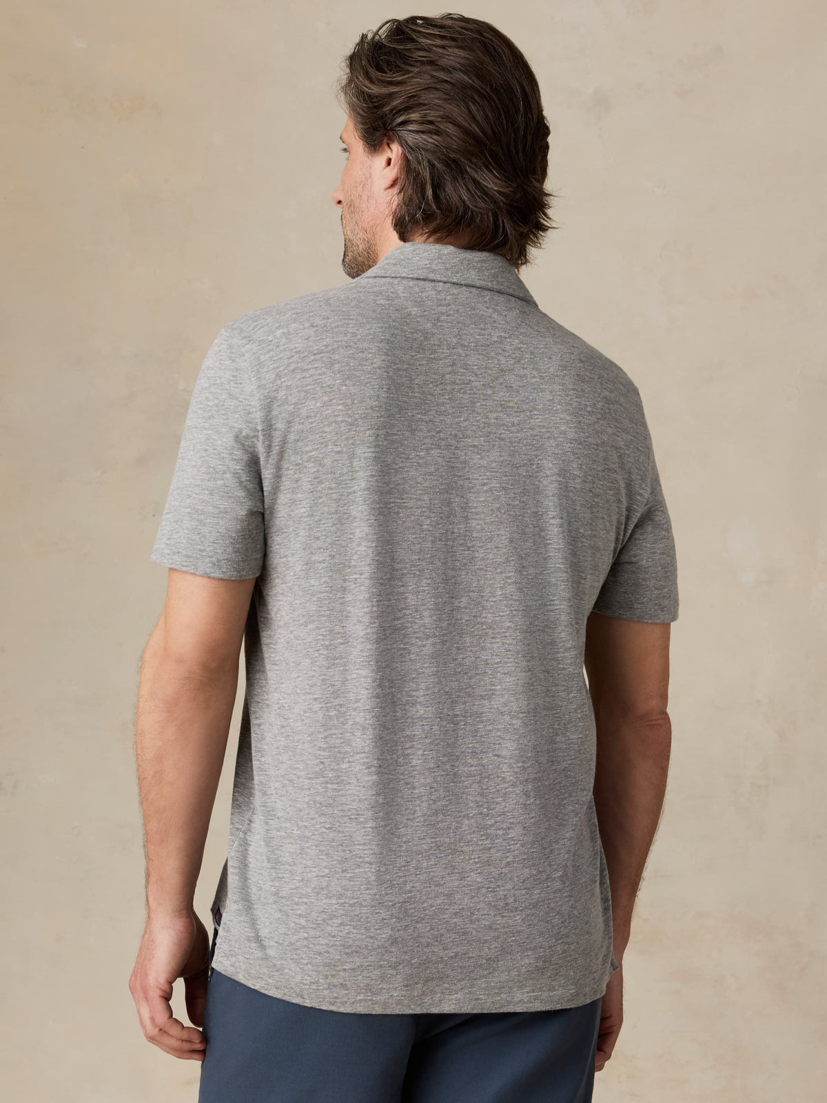 Short-Sleeve Breeze Polo - Cave Grey Heather