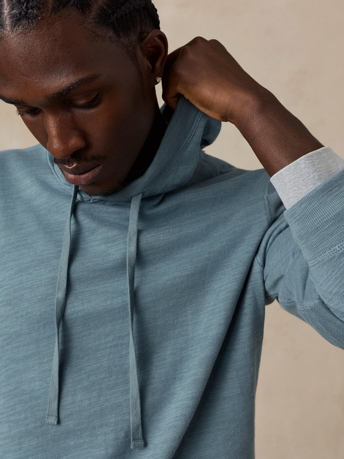 Sunwashed Organic Hoodie - Seaglass Blue