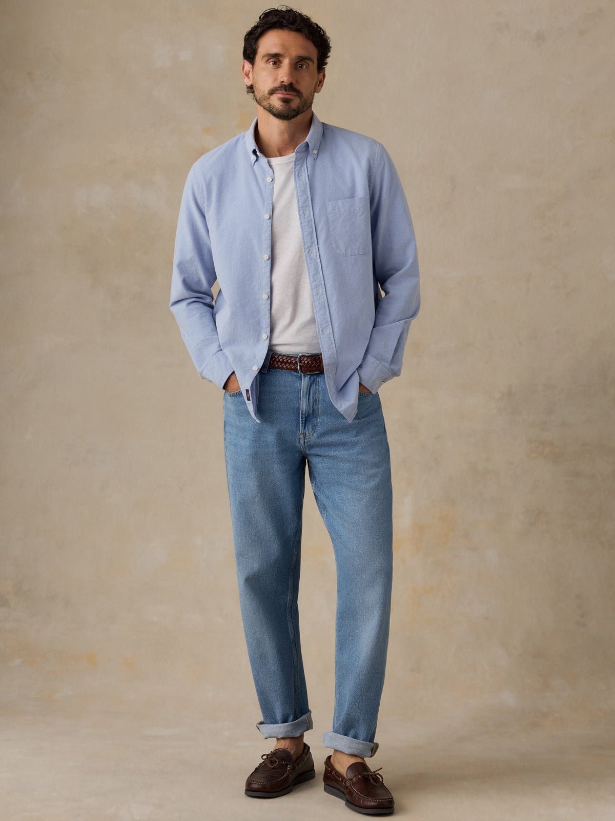 Laundered Oxford Shirt - Isle Blue