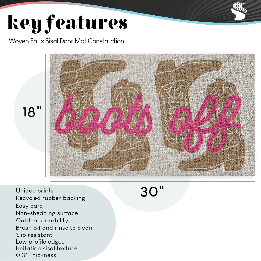 Dogwood Portfolio | Merry Christmas Cardinals Faux Sisal Door Mat