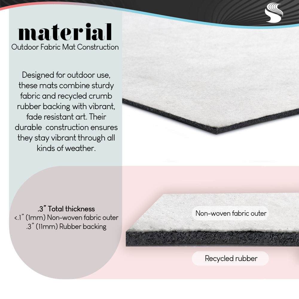Lettered and Lined | Better In Warm Weather Non-Woven Door Mat
