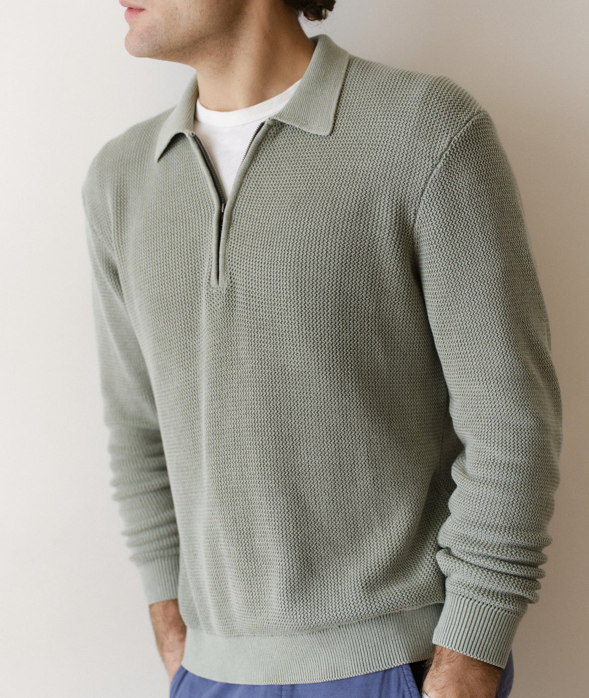 Noah Zip Sweater Polo