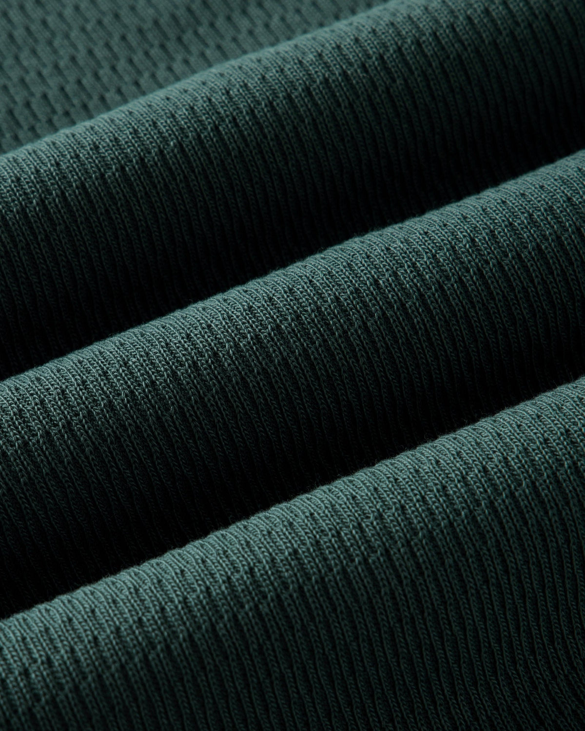 The Organic Cotton Short Sleeve Crew in Dark Forest Waffle