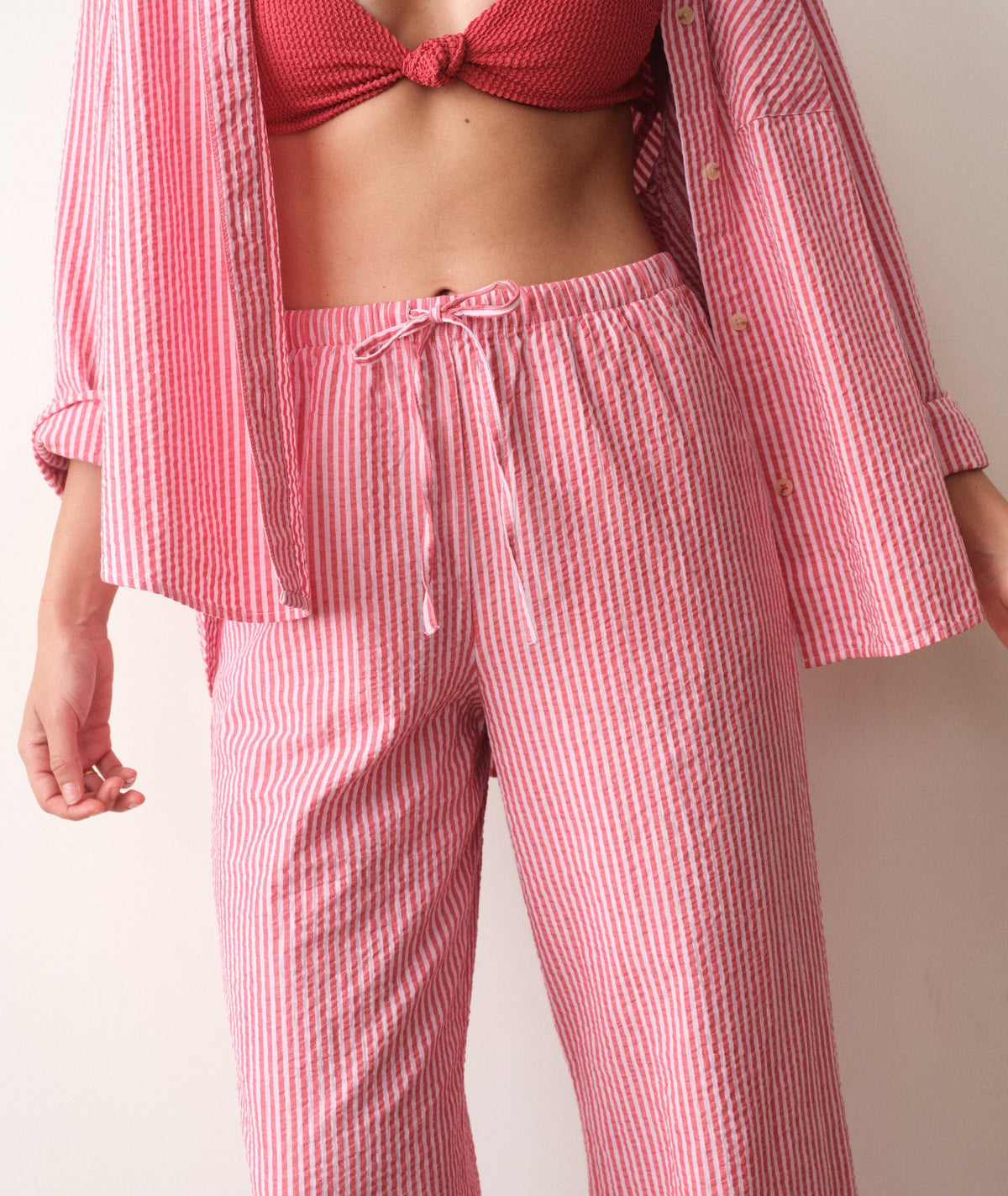 Josie Seersucker Drawstring Pant