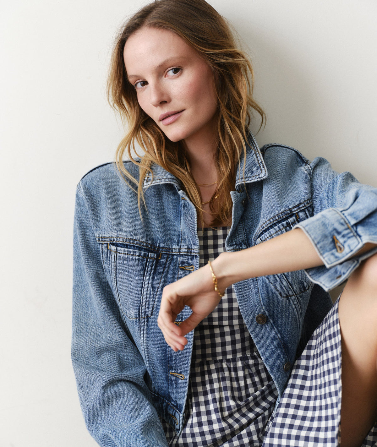 Ash Crop Denim Jacket