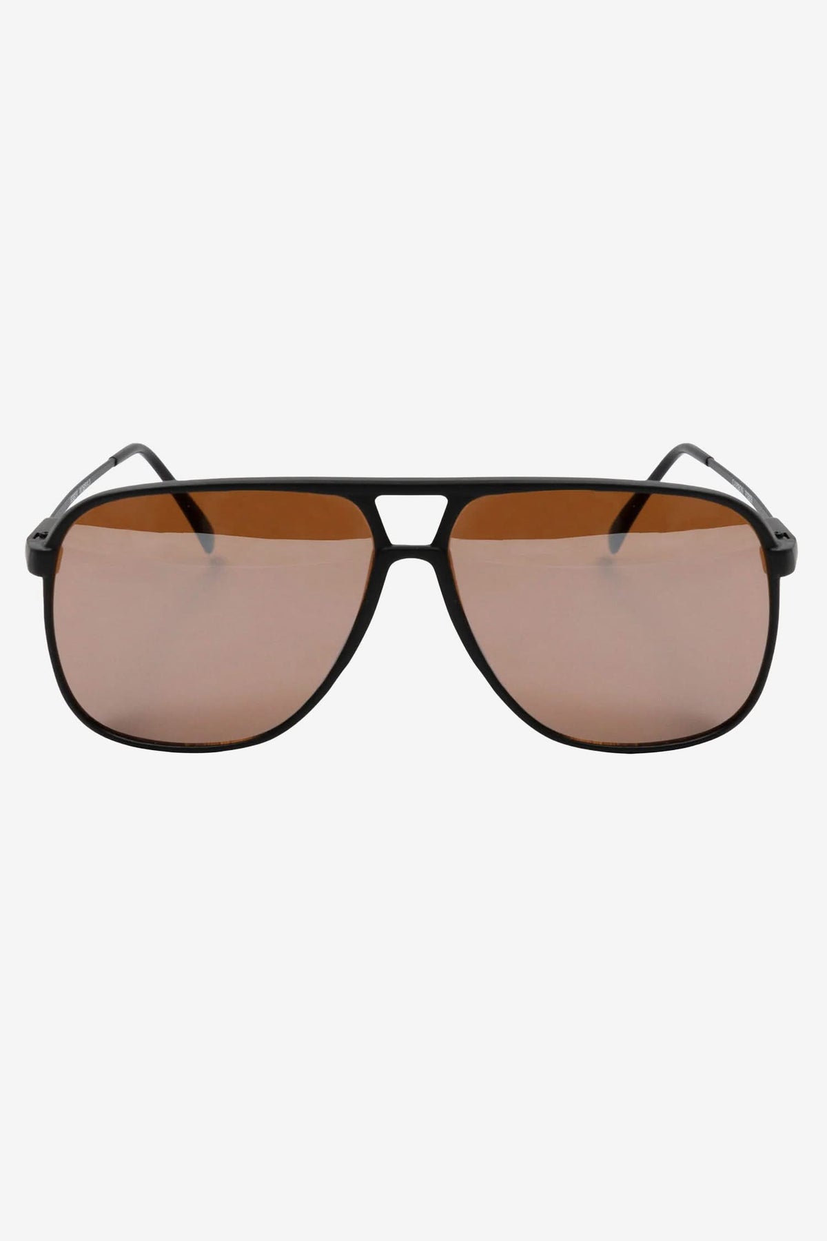 SGVN39 - Unisex Aviator Black Sunglasses