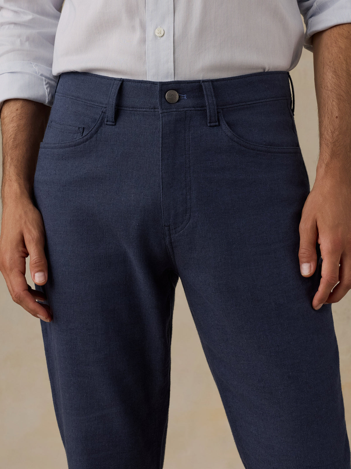 Movement Linen 5-Pocket Pant - Deep Sea Navy