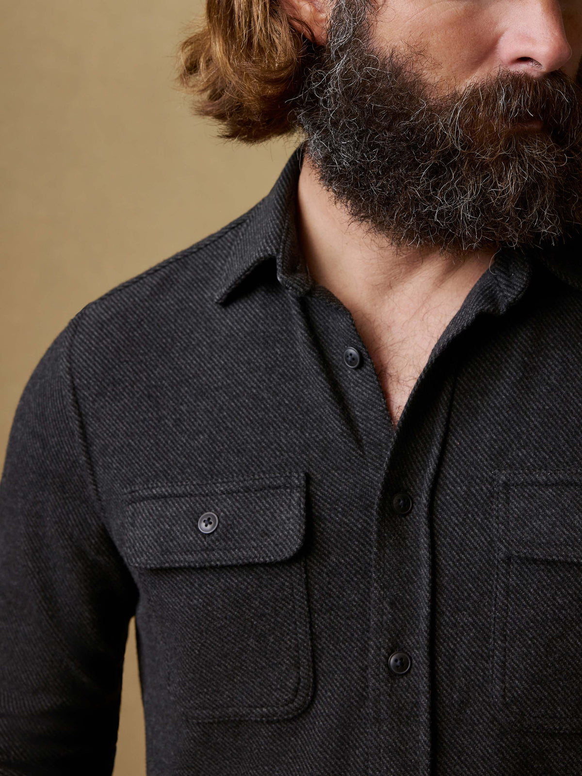 Legend Sweater Shirt - Heathered Black Twill