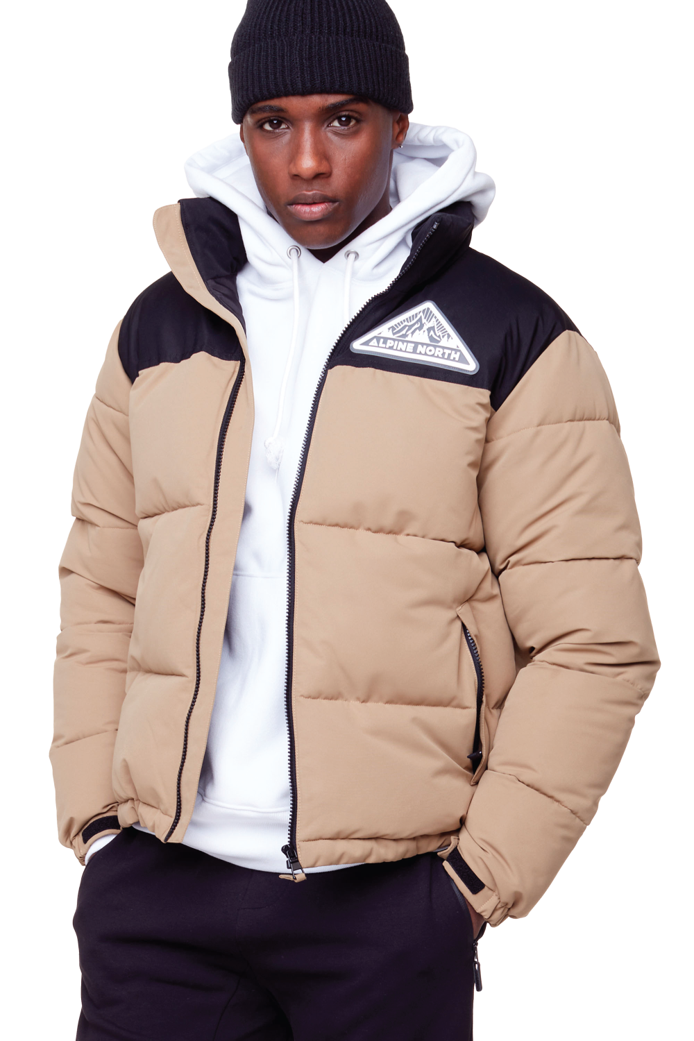 TUKTUT | MEN'S VEGAN DOWN (RECYCLED) PUFFER JACKET, CAMEL