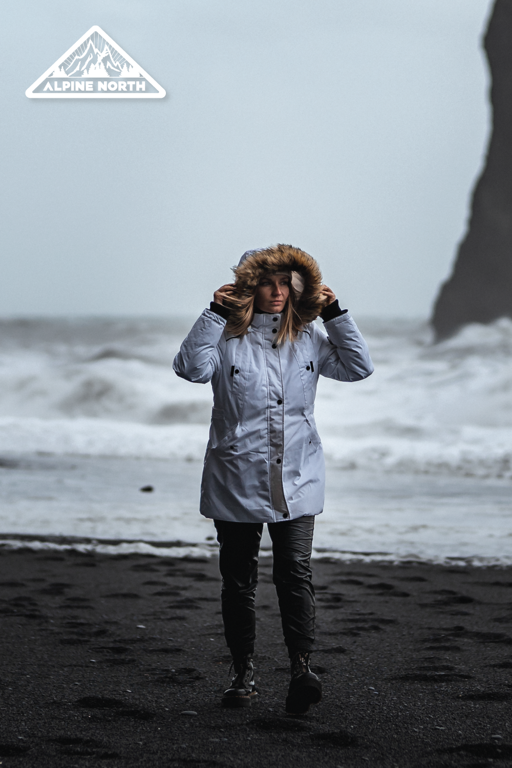 GLACIER | WOMEN'S VEGAN DOWN (RECYCLED) PARKA, GRAPE