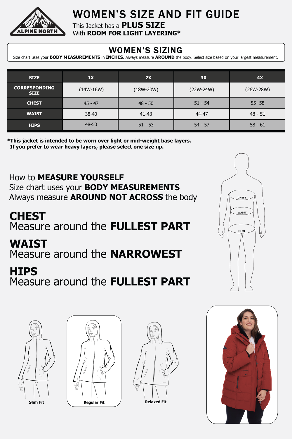 KOOTNEY PLUS | WOMEN'S VEGAN DOWN (RECYCLED) MID-LENGTH PARKA, CRIMSON (PLUS SIZE)