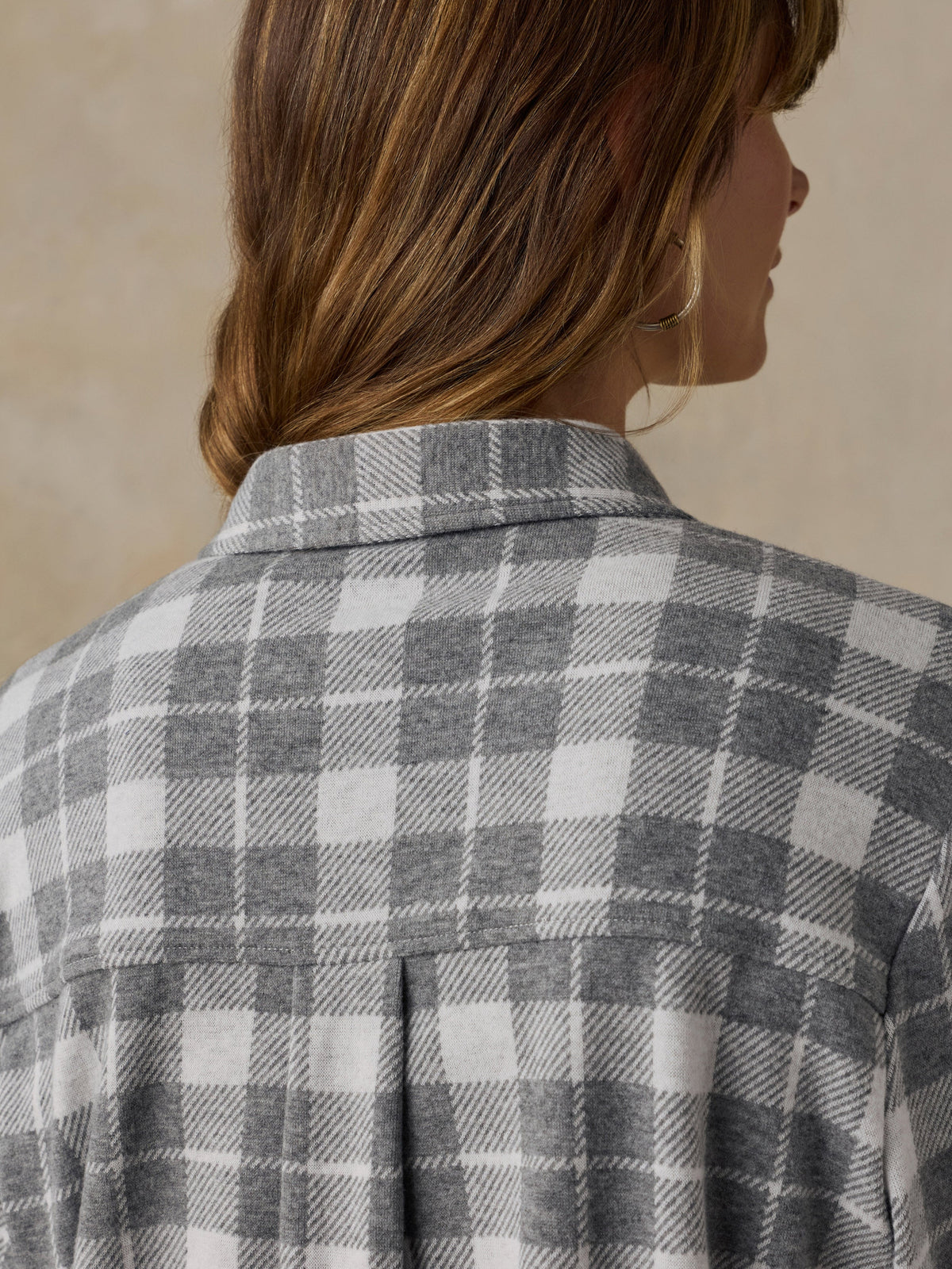 Legend Sweater Classic Shirt - Stone Hollow Plaid