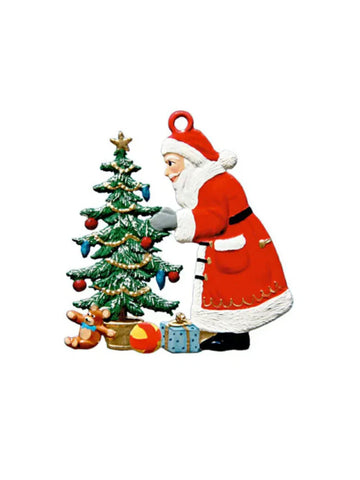 Wilhelm Schweizer Santa Decorating Tree