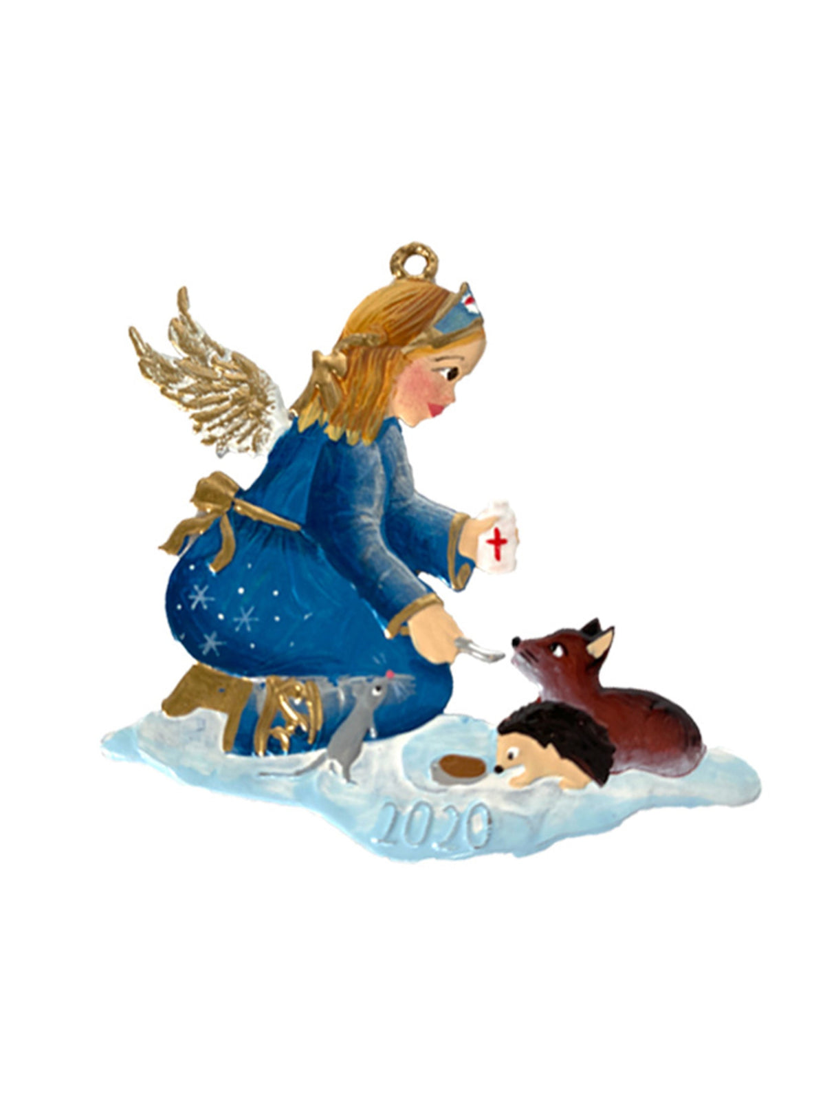 Wilhelm Schweizer Pewter Caregiver Ornament