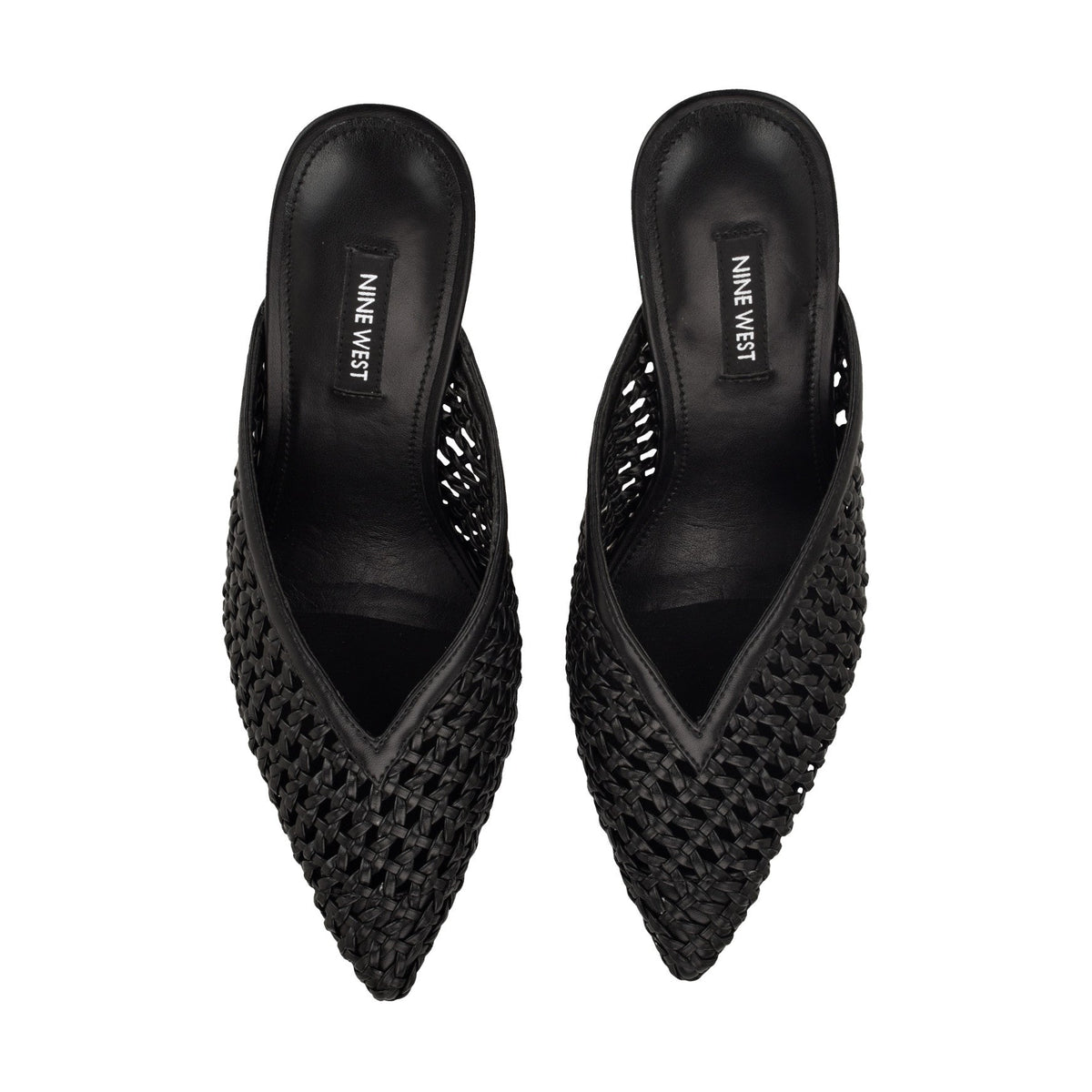 Grasso Woven Mule Pumps