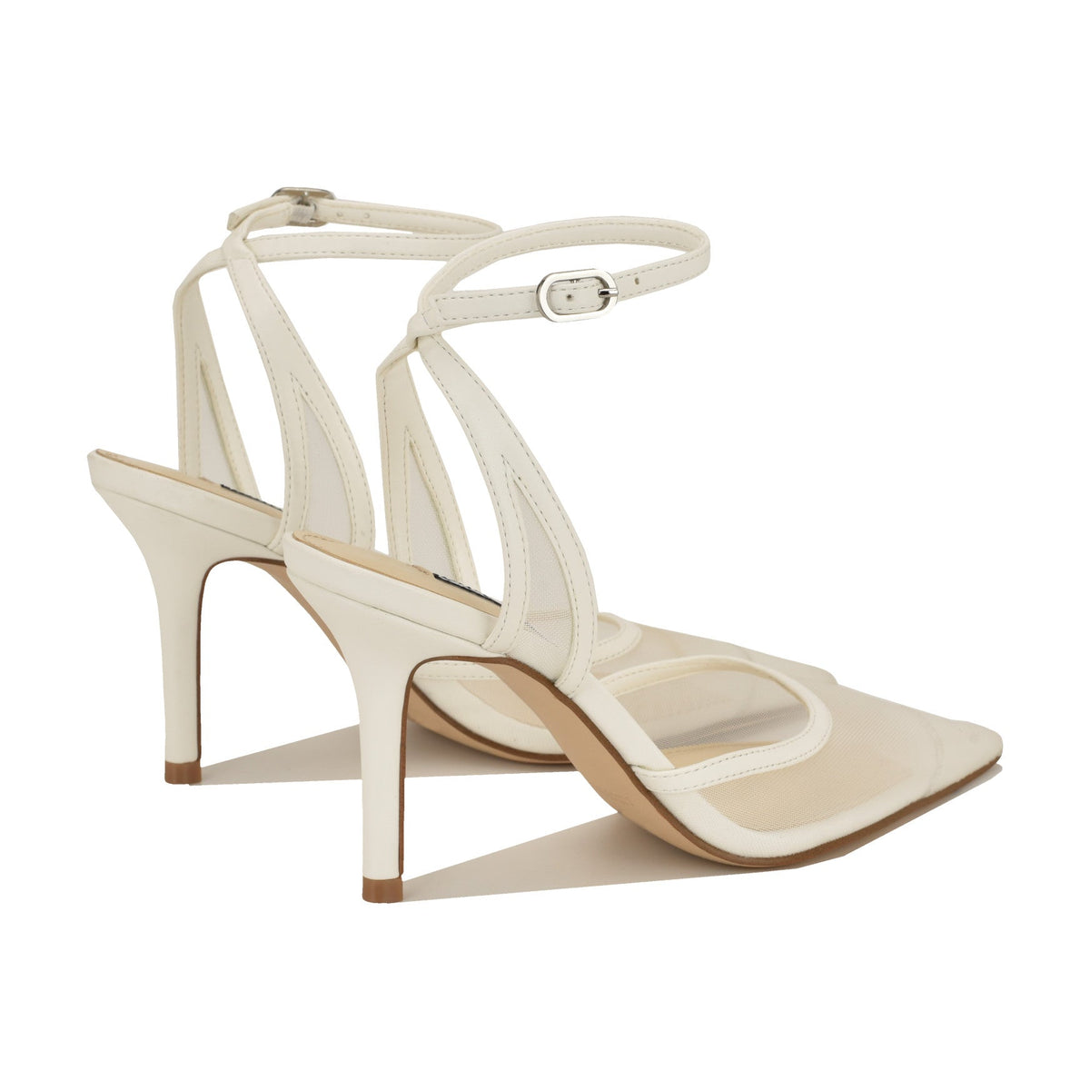 Gullia Mesh Ankle Strap Pumps