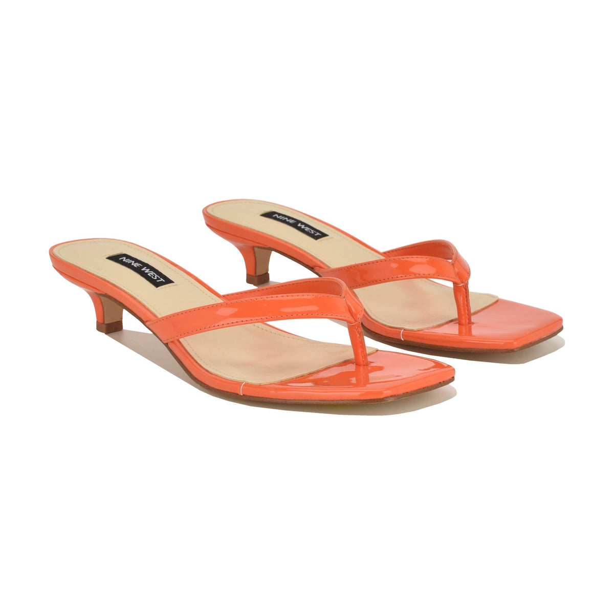 Cassa Thong Kitten Heel Sandals