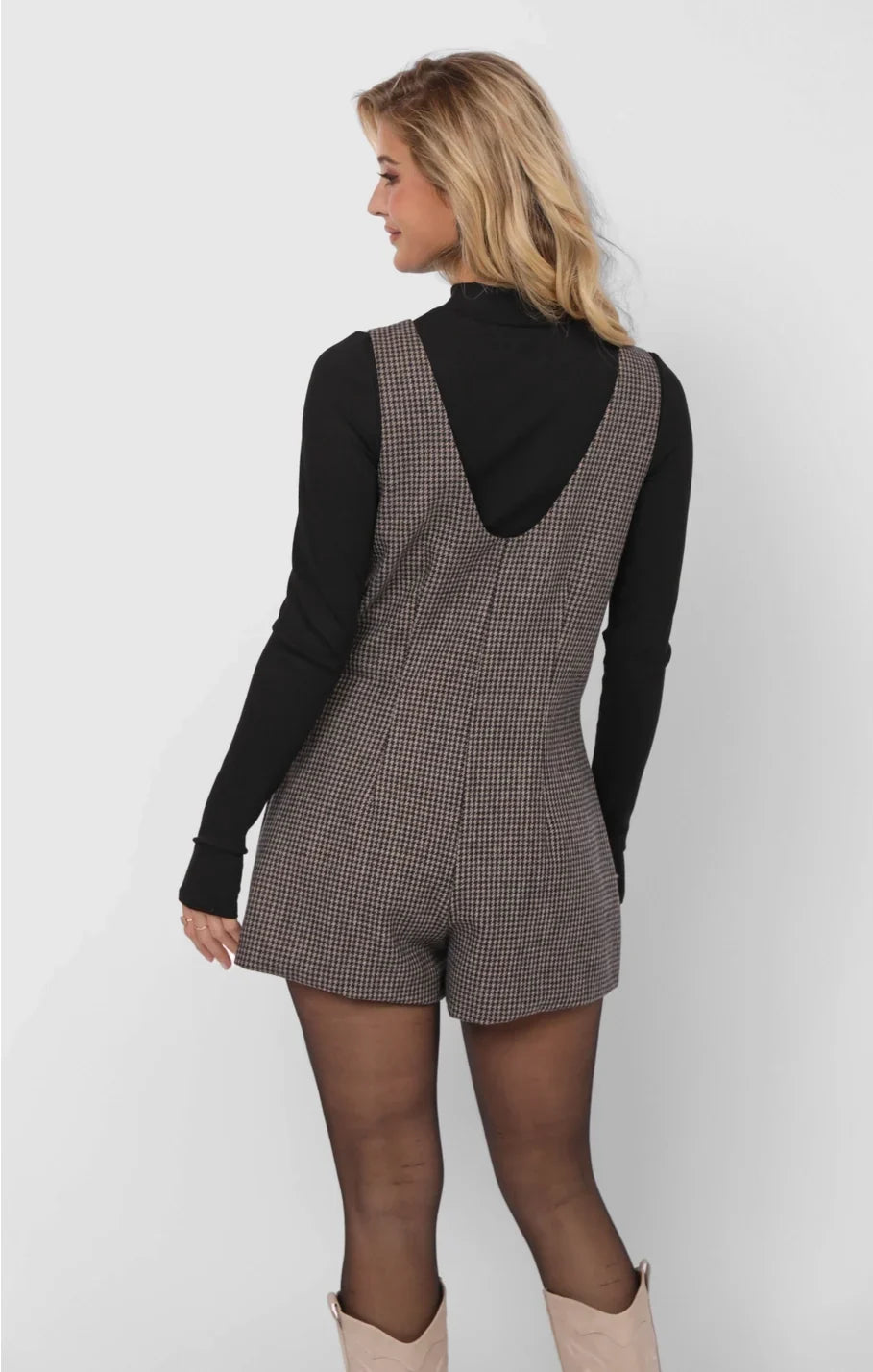 OUTTA HERE OFFICER BUTTONS ROMPER