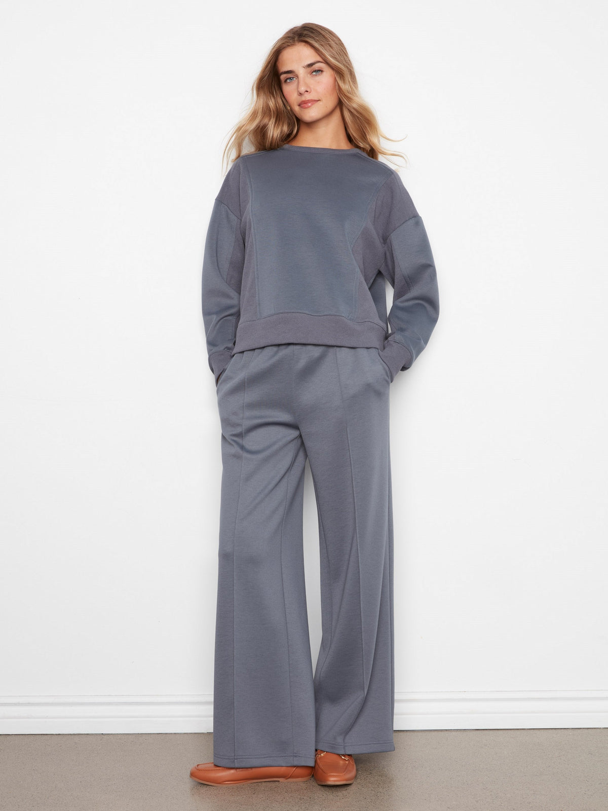 Soft Scuba Crew Neck Sweatshirt - Graphite