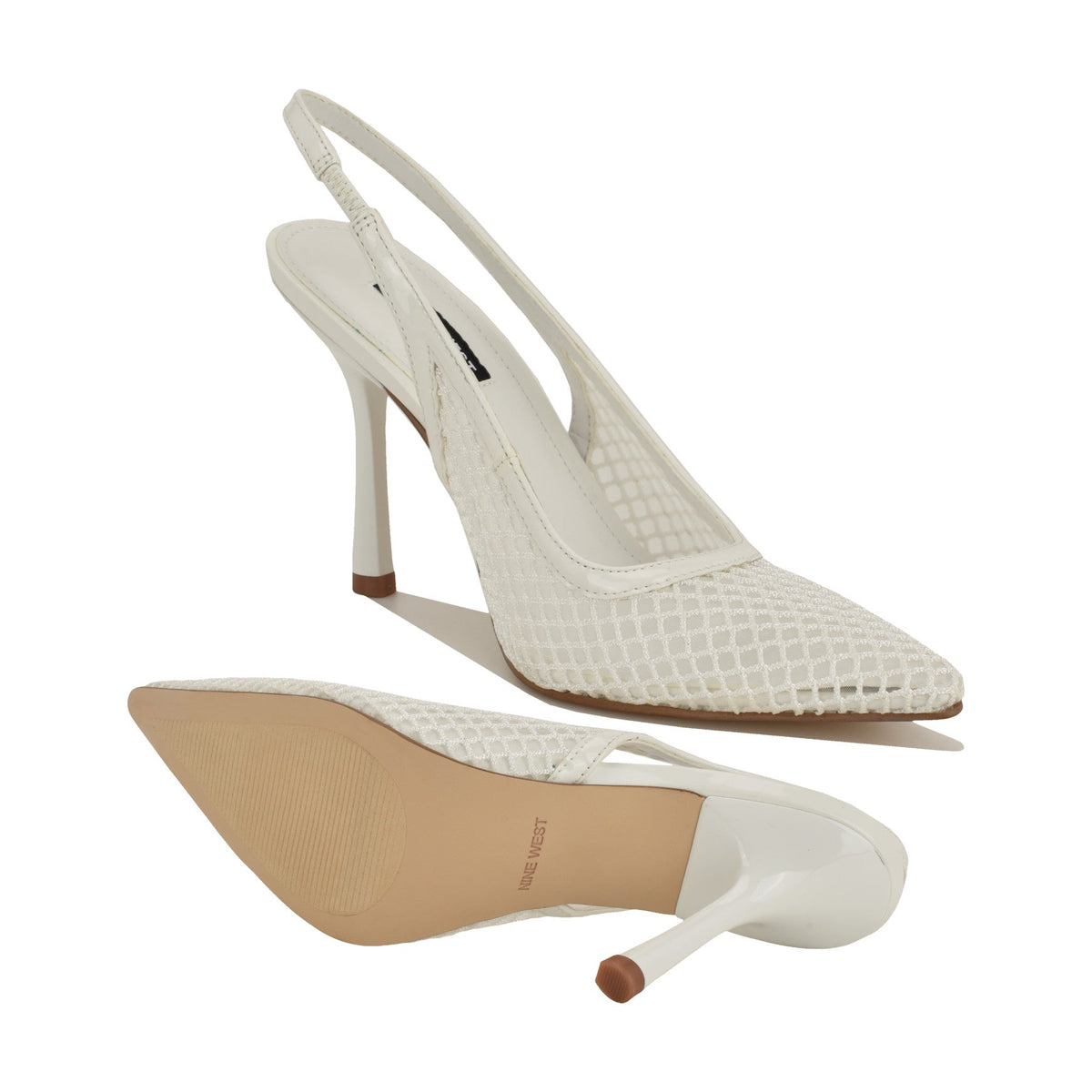 Jermain Mesh Slingback Pumps