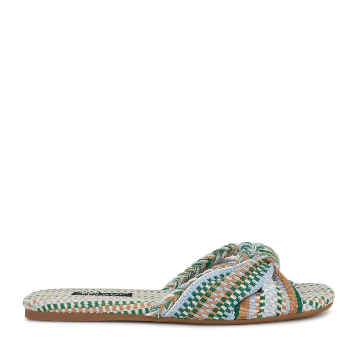 Lalta Knotted Flat Slide Sandals
