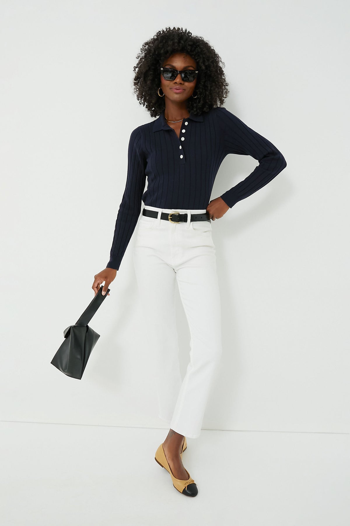 Navy Amanda Polo