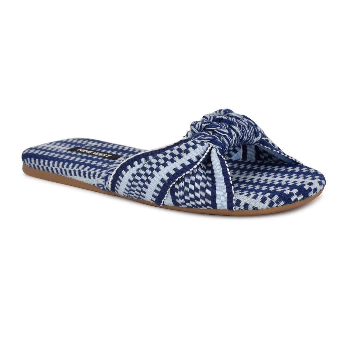 Lalta Knotted Flat Slide Sandals