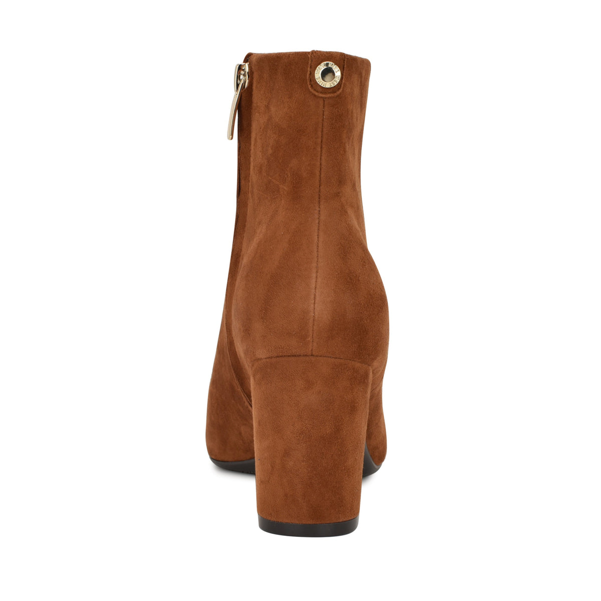 Lorela 9X9 Block Heel Leather Booties