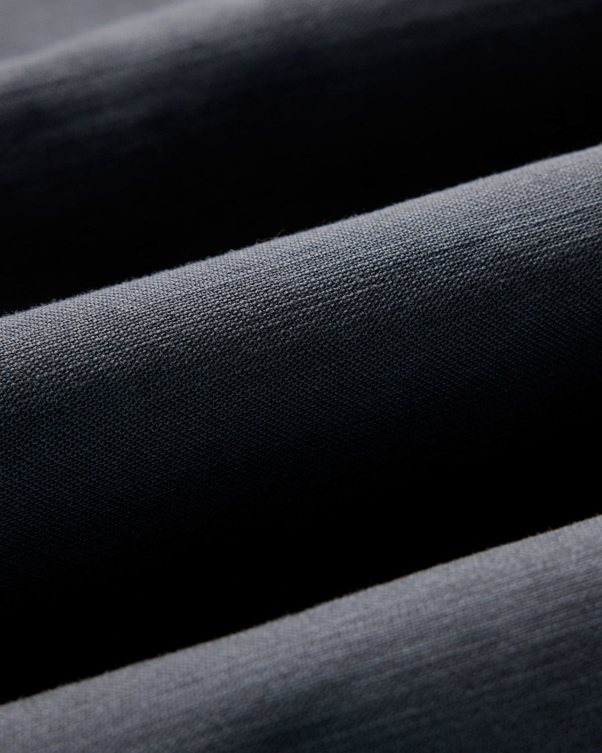 The Surplus Shirt in Faded Black Reverse Sateen