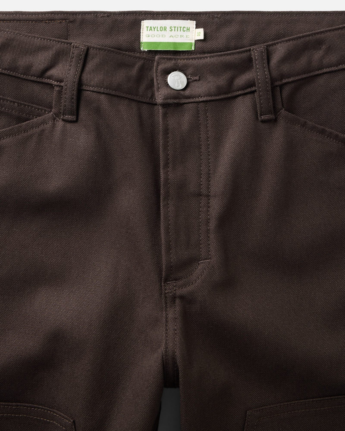The Good Acre Chore Pant in Coffee Canvas