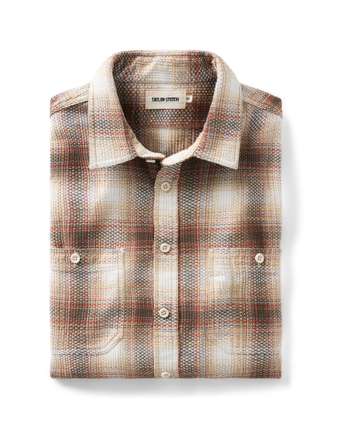 The Utility Shirt in Seaside Check Sashiko