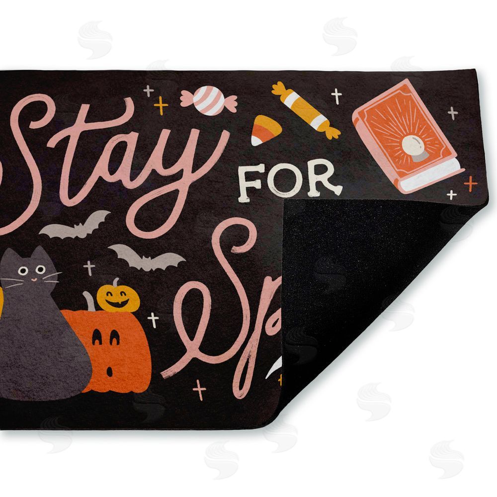 Laura Marshall | Stay for Spell Halloween Welcome Non-Woven Door Mat