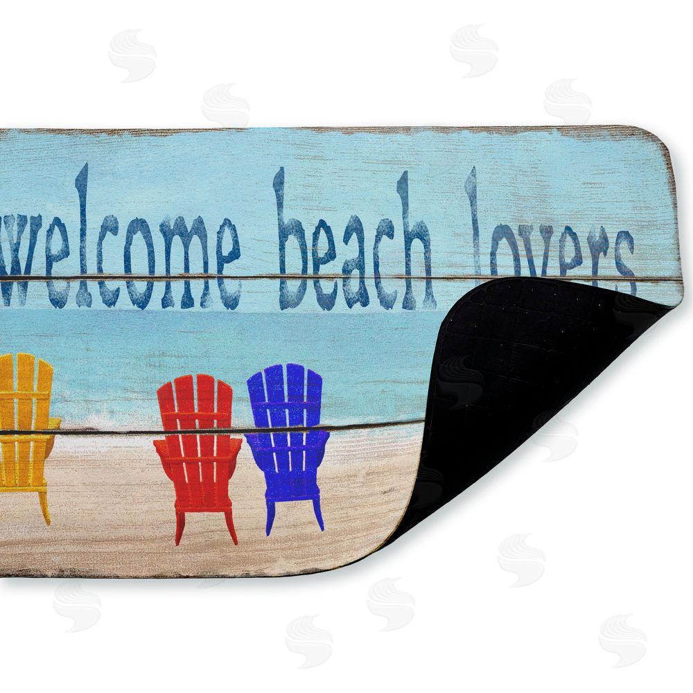 Gail Fraser | Rustic Welcome Beach Lovers Anti-Fatigue Mat