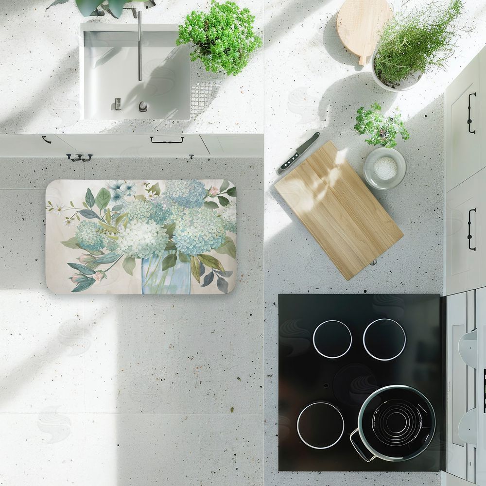 Nan | Blue Hydrangeas Galore Anti-Fatigue Mat