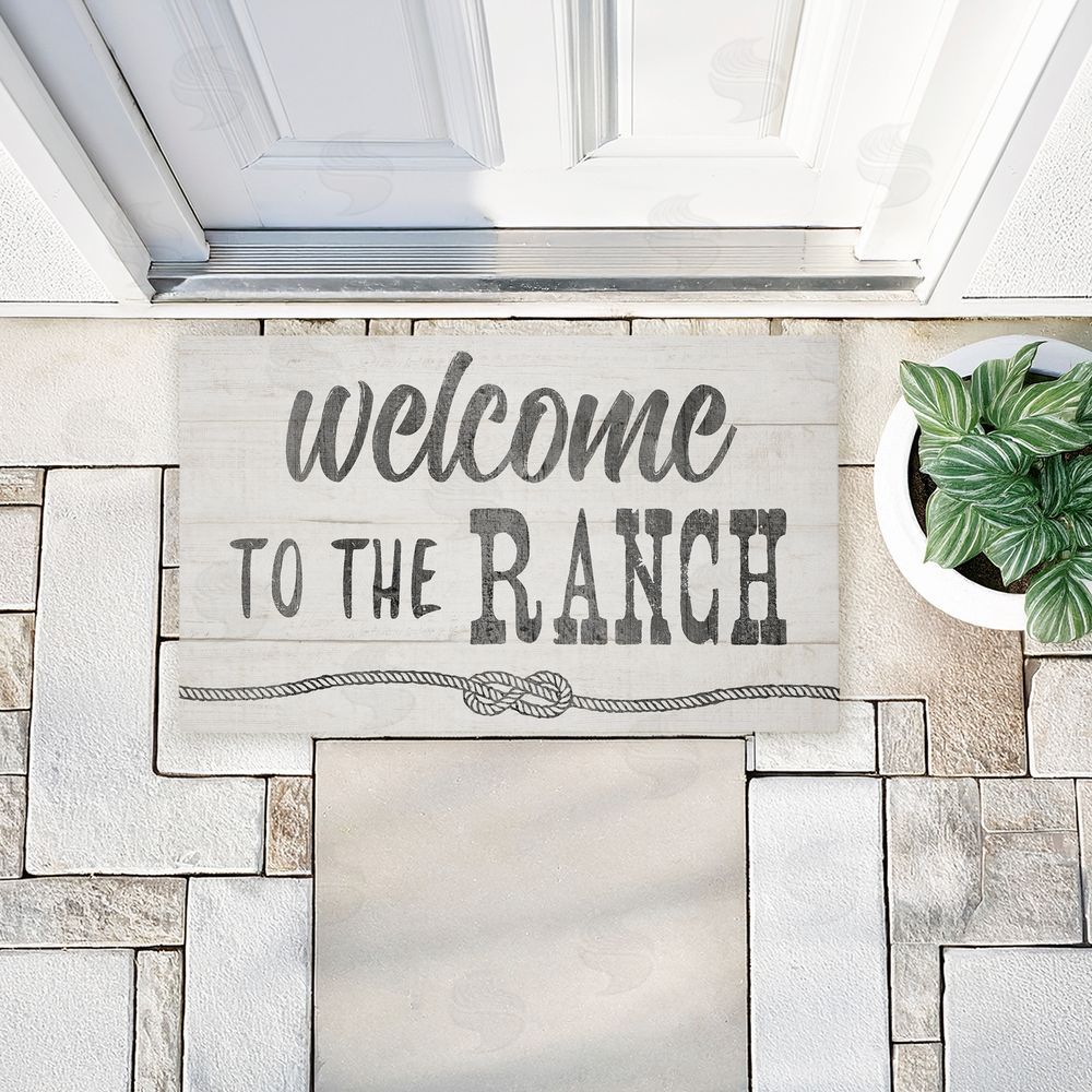 CAD Designs | Rustic Welcome Ranch Entry Non-Woven Door Mat