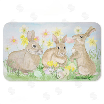 Lee Ann Sanders | Easter Bunnies in Grass Anti-Fatigue Mat