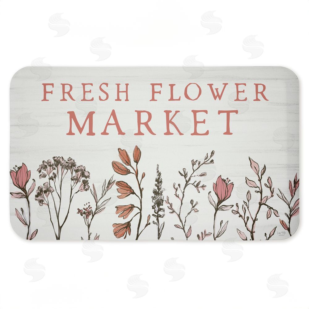 Lux + Me Designs | Fresh Flower Market Blooms Anti-Fatigue Mat