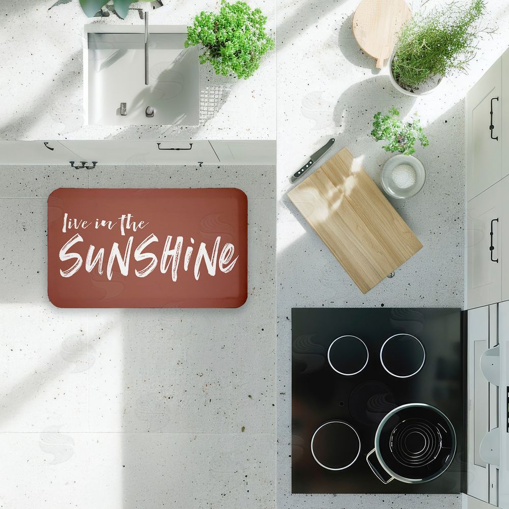 Lettered and Lined | Live In The Sunshine Anti-Fatigue Mat