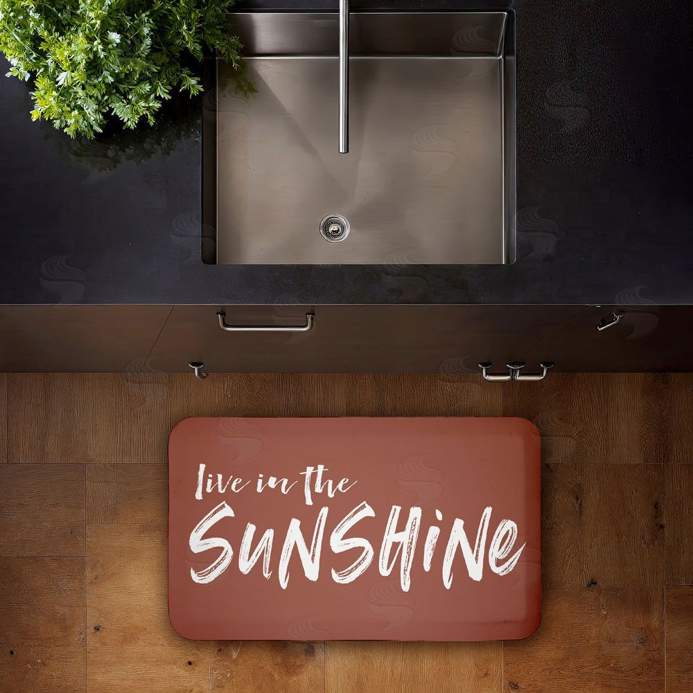 Lettered and Lined | Live In The Sunshine Anti-Fatigue Mat