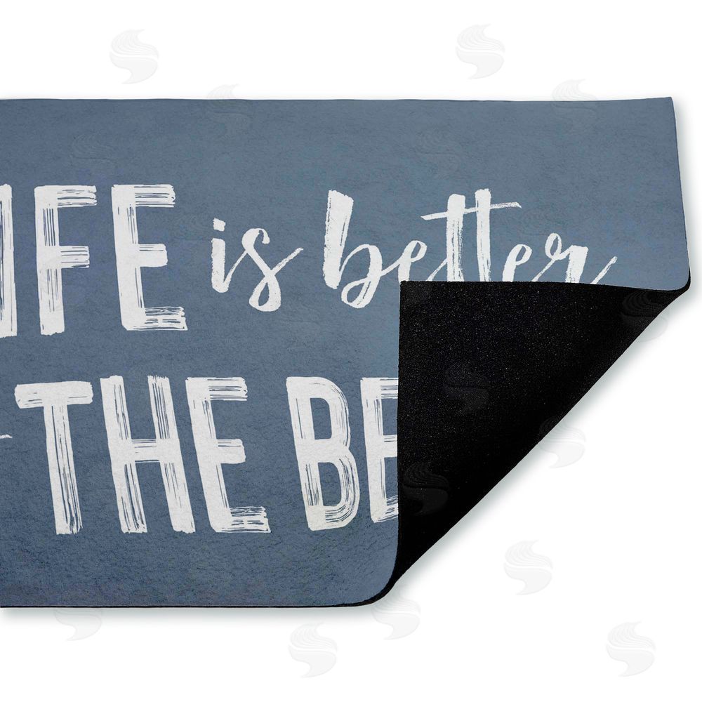 Lettered and Lined | Better At Beach Sentiment Non-Woven Door Mat