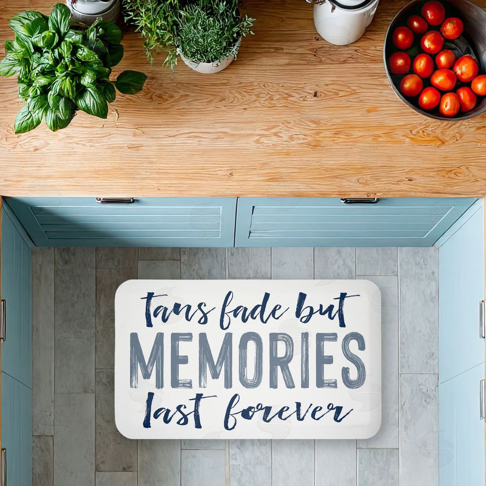 Lettered and Lined | Tans Fade But Memories Last Anti-Fatigue Mat