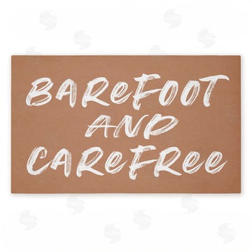 Lettered and Lined | Barfoot & Carefree Summer Non-Woven Door Mat
