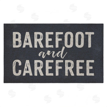 Lettered and Lined | Barefoot & Carefree Summertime Faux Sisal Door Mat