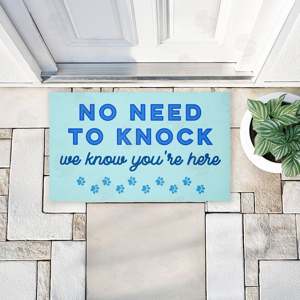 Stupell Studio | We Know You're Here Non-Woven Door Mat