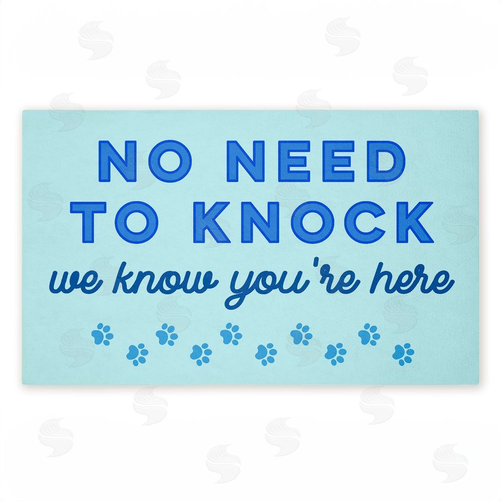 Stupell Studio | We Know You're Here Non-Woven Door Mat