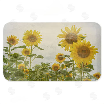 Anne Bailey | Sunny Mood Flower Field Anti-Fatigue Mat