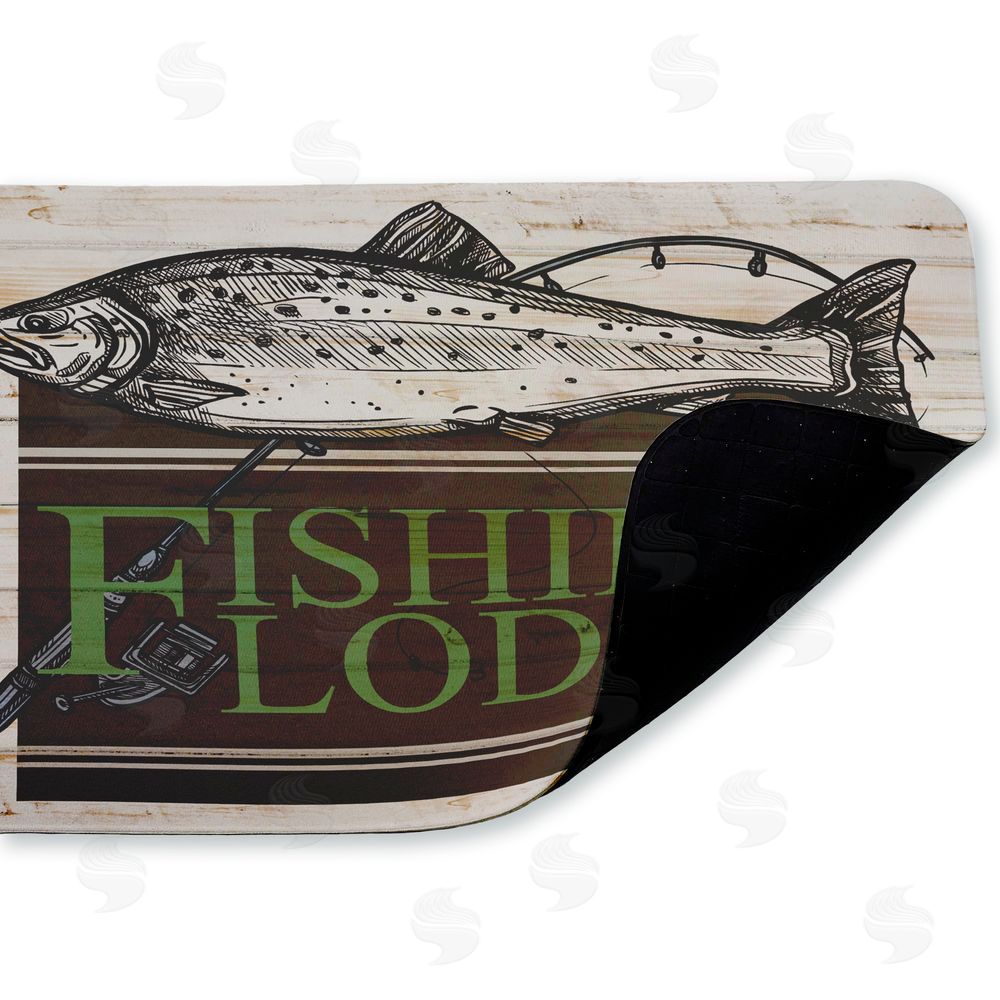 Kim Allen | Rustic Fishing Lodge Anti-Fatigue Mat