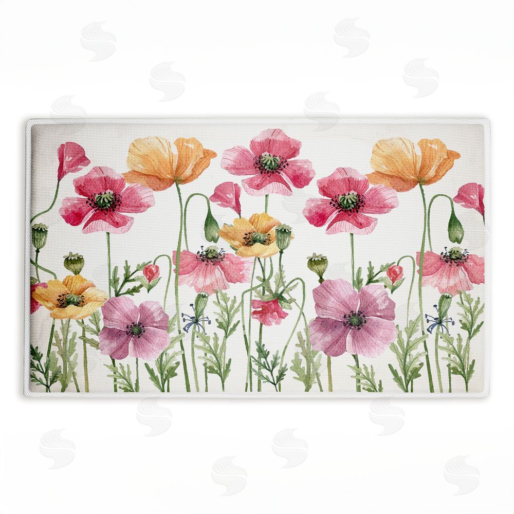 Kim Allen | Poppy Place Flower Garden Plush Bath Mat