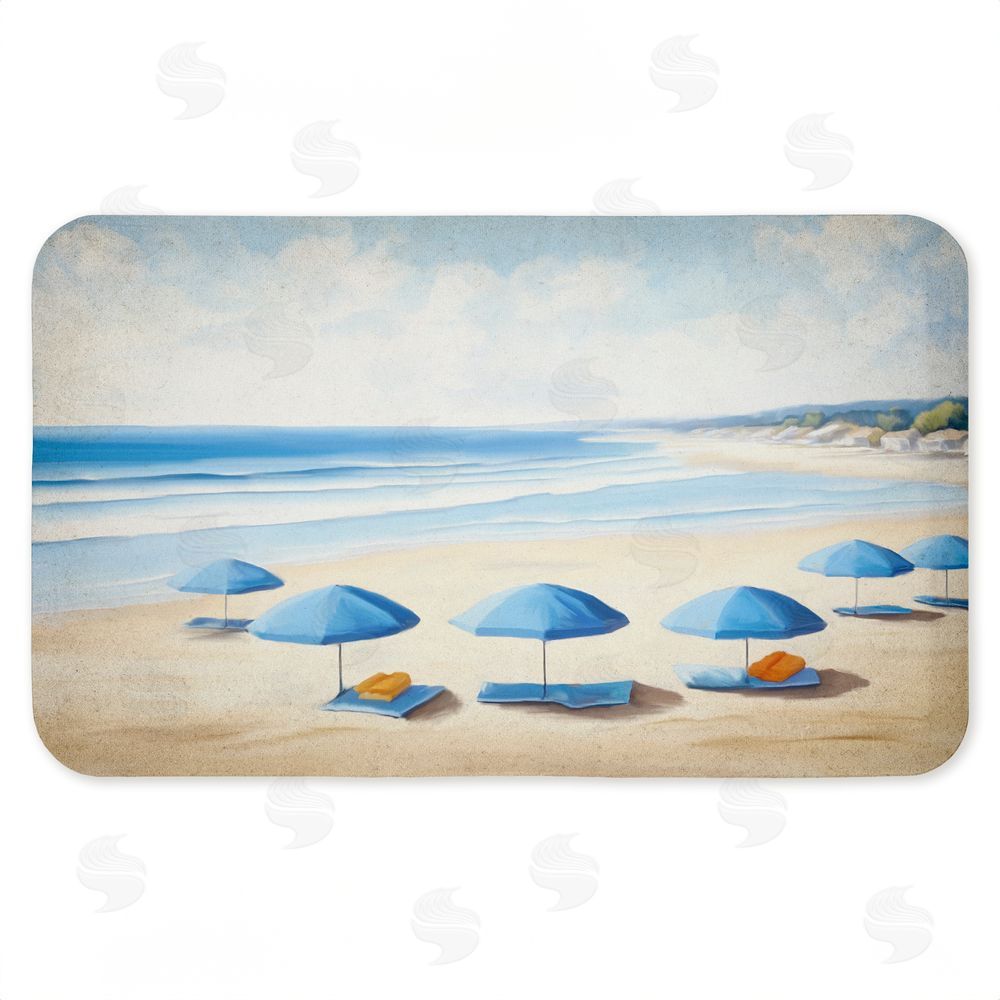 Kim Allen | Summer Umbrella Beach Day Anti-Fatigue Mat