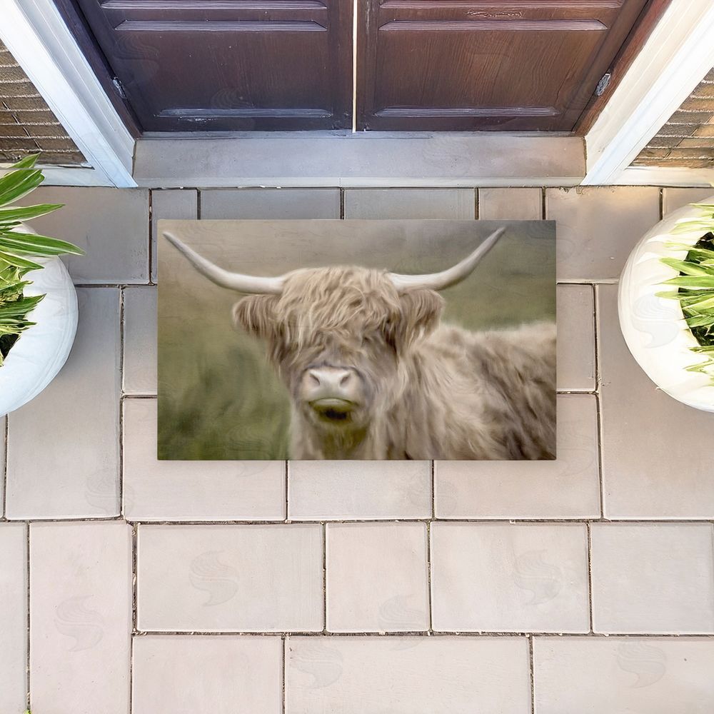Kim Allen | Highland Cattle Dreams Non-Woven Door Mat